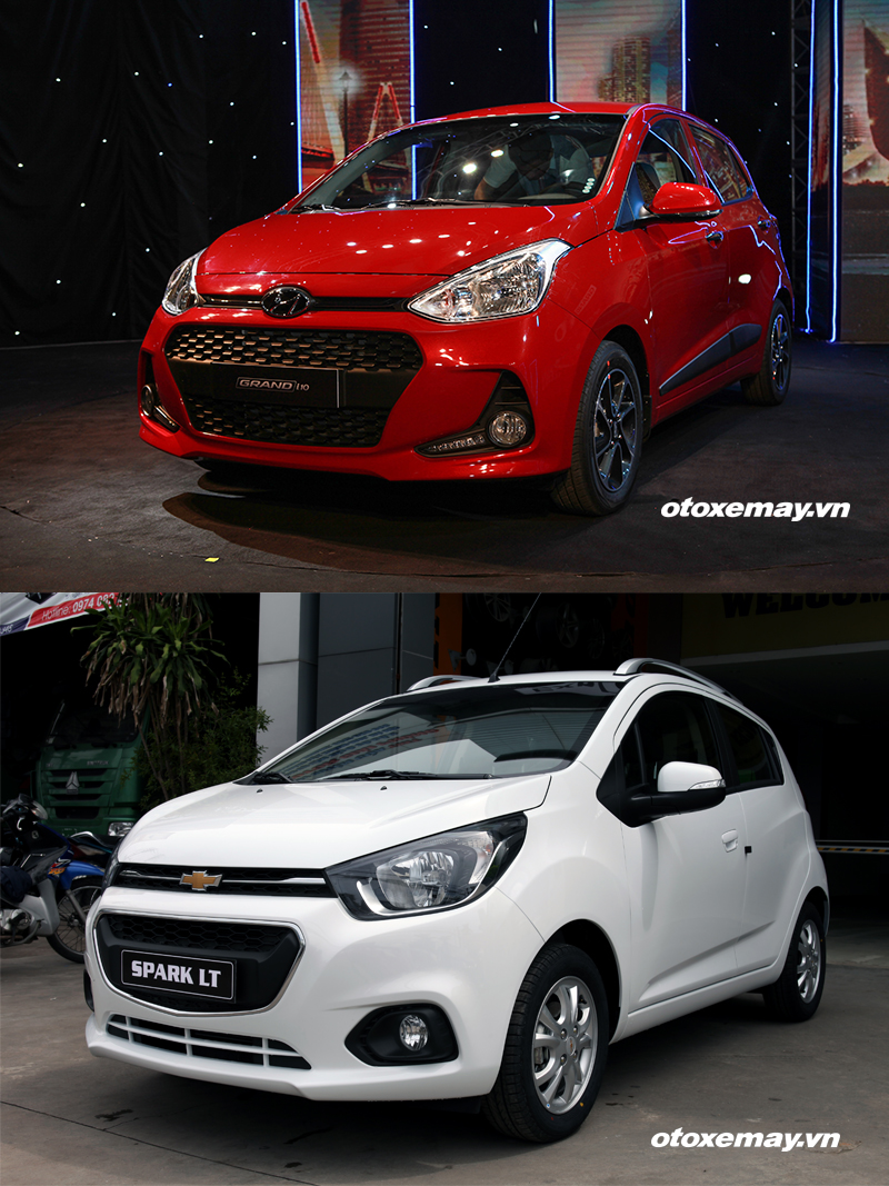 Huyndai Grand i10 đọ dáng cùng Chevrolet Spark LT